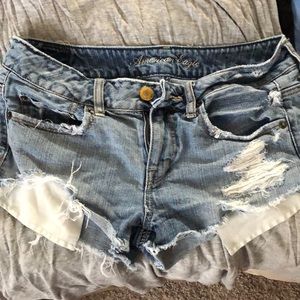Distressed American Eagle Shorts